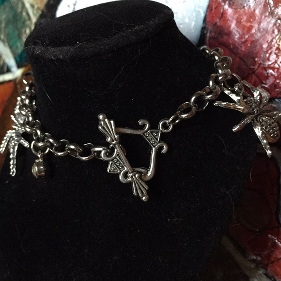 NEW Gothic Elegant creepy Sexy Halloween Spider - Picture 3 of 8